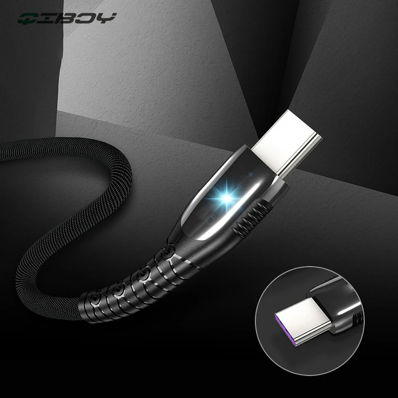 3A Quick Charge 3.0 Micro USB Cord Fast Charging For Android Phone USB Type C Cable For Huawei P30 Samsung S9 USB-C Charger Wire
3A Quick Charge 3.0 Micro USB Cord Fast Charging For Android Phone USB Type C Cable For Huawei P30 Samsung S9 USB-C Charger Wire