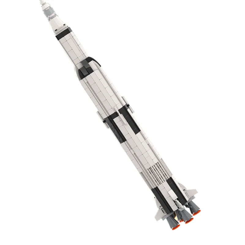 Конструктор MOC Series Apollos 11 Saturn V лунный модуль ракеты строительные блоки для