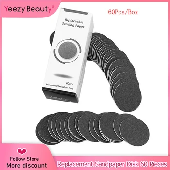 Replacement Sandpaper Disk 60 Pieces / Box Accessories for Electric Foot Callus Remover Tool Pedicure Foot File Foot Care Tool
Replacement Sandpaper Disk 60 Pieces / Box Accessories for Electric Foot Callus Remover Tool Pedicure Foot File Foot Care Tool