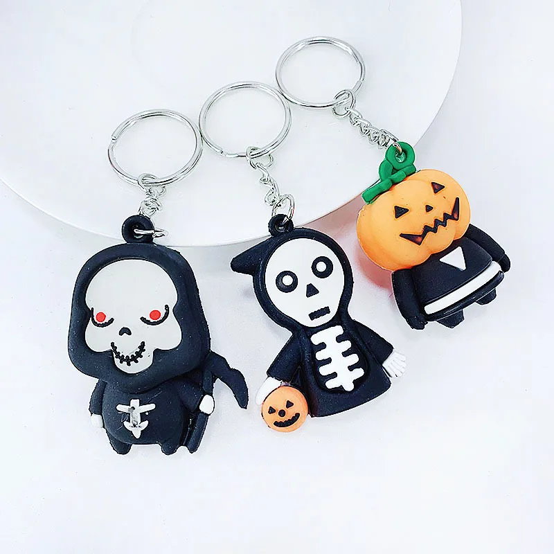 SG PVC Cute Christmas Halloween Ghost Festival Keychain Elk Deer Christmas Tree Pumpkin Pendant Keyring Child Bag Jewelry Gift
SG PVC Cute Christmas Halloween Ghost Festival Keychain Elk Deer Christmas Tree Pumpkin Pendant Keyring Child Bag Jewelry Gift