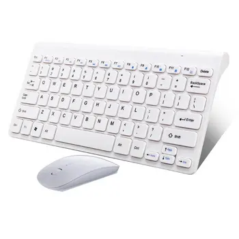 2.4G Slim Optical Wireless Keyboard and Ultra-Thin Mouse Mice USB Receiver Combo Kit for MAC PC Computer
2.4G Slim Optical Wireless Keyboard and Ultra-Thin Mouse Mice USB Receiver Combo Kit for MAC PC Computer