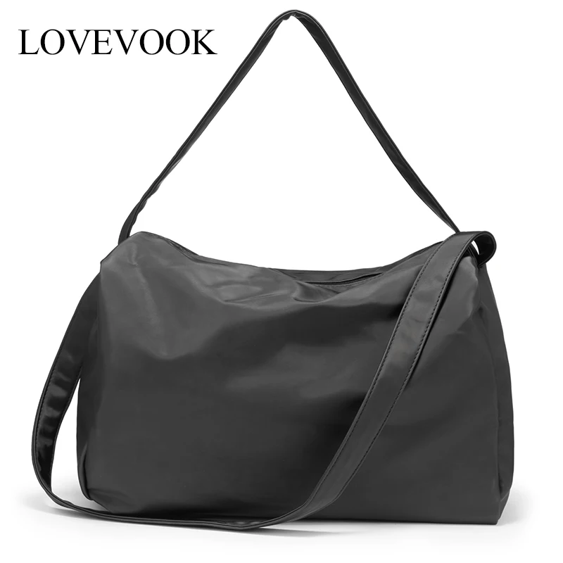 Большая сумка на плечо LOVEVOOK мягкая из искусственной кожи сумки через для дам