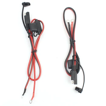 Foxsur 2Pcs Motorcycle Battery Charger Sae Charging Cable Sae Quick Disconnect Plug To 12V Ring Terminal Fuse
Foxsur 2Pcs Motorcycle Battery Charger Sae Charging Cable Sae Quick Disconnect Plug To 12V Ring Terminal Fuse
