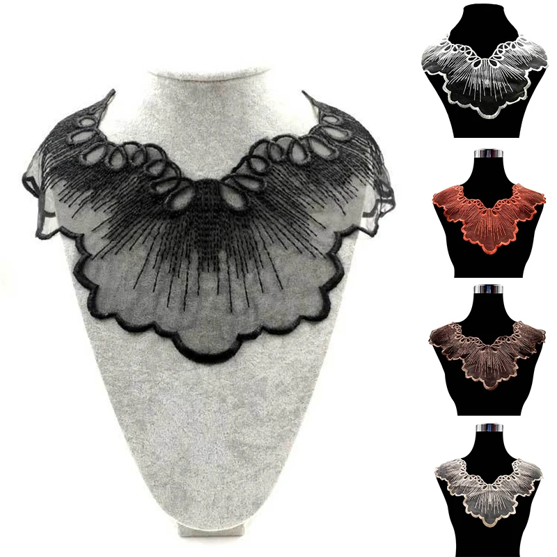 Neckband Collars Patches Fake collar Collarband Elegant Neckline Lace Hollow out Applique Clothes Accessories Lace Fake collar
Neckband Collars Patches Fake collar Collarband Elegant Neckline Lace Hollow out Applique Clothes Accessories Lace Fake collar