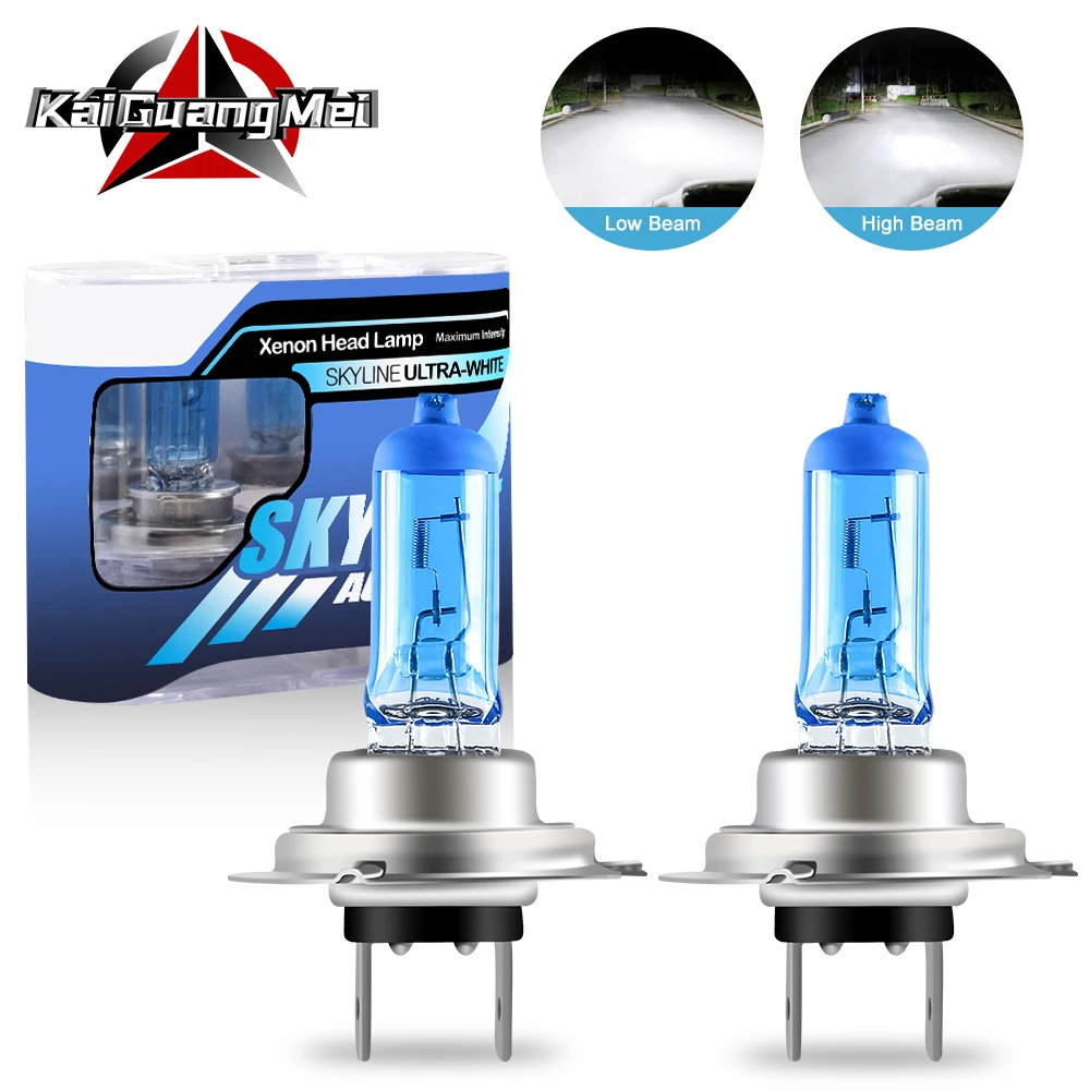 2PCS H1 H4 H7 H3 H11 H8 9005 9006 Car Halogen Xenon Light Bulbs 55W White 5000K 12V for LED Headlight High/Low Beam Fog Lights
2PCS H1 H4 H7 H3 H11 H8 9005 9006 Car Halogen Xenon Light Bulbs 55W White 5000K 12V for LED Headlight High/Low Beam Fog Lights