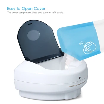 New 500ml Liquid Hand Cleanser Lotion Dispenser Container Wall-Mounted IR Sensor Automatic Soap Dispenser for Kitchen Bathroom
New 500ml Liquid Hand Cleanser Lotion Dispenser Container Wall-Mounted IR Sensor Automatic Soap Dispenser for Kitchen Bathroom