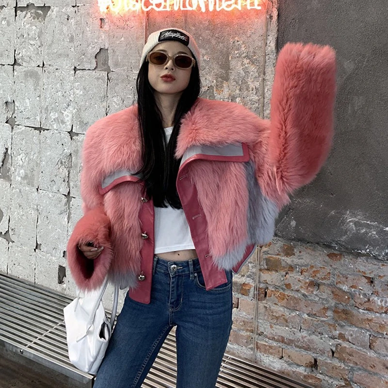 Coat Women Natural Fur Natural Double-Faced Fur Sheepskin And Fur Outwear Winter Merino Sheep Fur Warm Thick Real Fur H115
Coat Women Natural Fur Natural Double-Faced Fur Sheepskin And Fur Outwear Winter Merino Sheep Fur Warm Thick Real Fur H115