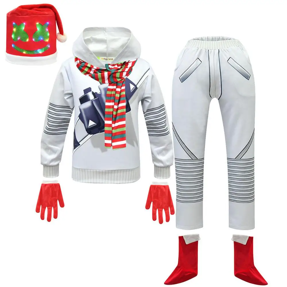 2019 new DJ electro-acoustic cotton children's Halloween party game performance clothing role-play hoodie Christmas set
2019 new DJ electro-acoustic cotton children's Halloween party game performance clothing role-play hoodie Christmas set