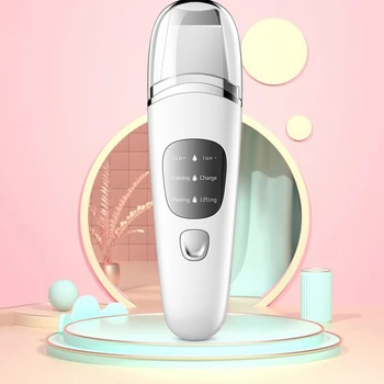 Ultrasonic Skin Scrubber Facial Cleaner Peeling Vibration Face Blackhead Removal Exfoliating Pore Cleaner Tool Rechargeable 
Ultrasonic Skin Scrubber Facial Cleaner Peeling Vibration Face Blackhead Removal Exfoliating Pore Cleaner Tool Rechargeable
