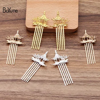BoYuTe Wholesale (5 Pairs/Lot) 37*77MM Metal Hair Comb 5 Teeth Diy Hand Made Retro Hair Jewelry Accessories
BoYuTe Wholesale (5 Pairs/Lot) 37*77MM Metal Hair Comb 5 Teeth Diy Hand Made Retro Hair Jewelry Accessories