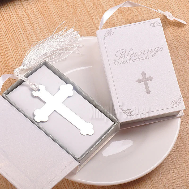 200pcs/lot Silver Cross Bookmark Wedding Favors Baby Shower First Communion Gifts Souvenirs
200pcs/lot Silver Cross Bookmark Wedding Favors Baby Shower First Communion Gifts Souvenirs