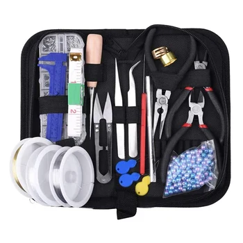 Jewelry Making Consumables Kit, Including Jewelry Tools, Jewelry Wire and Accessories for Jewelry Repair and Beading
Jewelry Making Consumables Kit, Including Jewelry Tools, Jewelry Wire and Accessories for Jewelry Repair and Beading