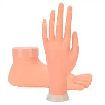 For Nails Practice Fake Foot Hand Model Soft Manicure Tool Model for Nail Art Training Practice Nails Accessoires c
For Nails Practice Fake Foot Hand Model Soft Manicure Tool Model for Nail Art Training Practice Nails Accessoires c