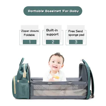 Baby Diaper Bag Bed Backpack For Mom Maternity Bag For Stroller Nappy Bag Large Capacity Nursing Bag for Baby Care Free Hooks
Baby Diaper Bag Bed Backpack For Mom Maternity Bag For Stroller Nappy Bag Large Capacity Nursing Bag for Baby Care Free Hooks