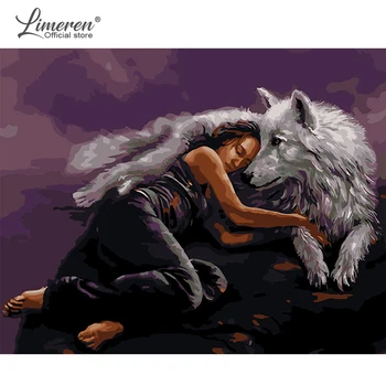 Oil Painting By Numbers On Canvas Kits Drawing Modern Woman Animal Wolf Modular Pictures By Numbers Handpainted For Home Decor
Oil Painting By Numbers On Canvas Kits Drawing Modern Woman Animal Wolf Modular Pictures By Numbers Handpainted For Home Decor
