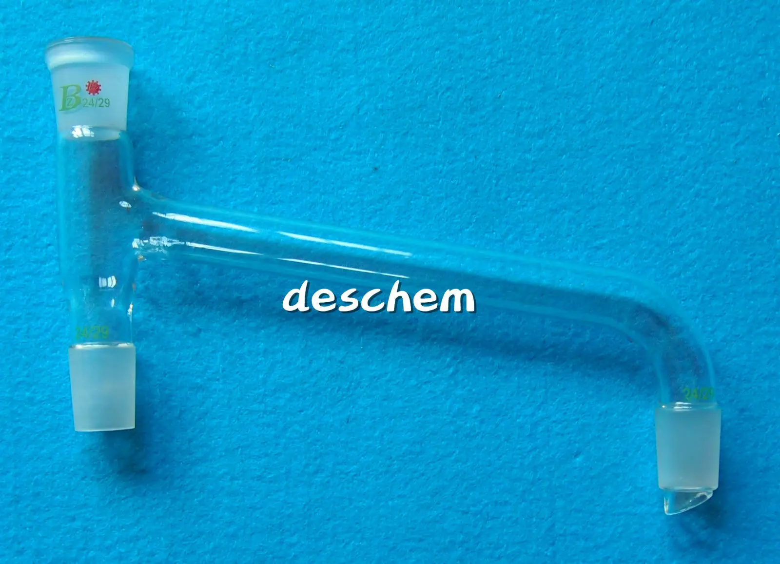 Фото 24/29 стеклянный 3-ходовой адаптер дистилляционная головка скошенного | Лабораторная бутылка (4000153396160)