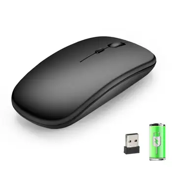 Ergonomic 2.4G Wireless Rechargeable Charging Mouse Bluetooth Ultra-Thin Silent Mute Office Notebook Mice Opto-electronic
Ergonomic 2.4G Wireless Rechargeable Charging Mouse Bluetooth Ultra-Thin Silent Mute Office Notebook Mice Opto-electronic