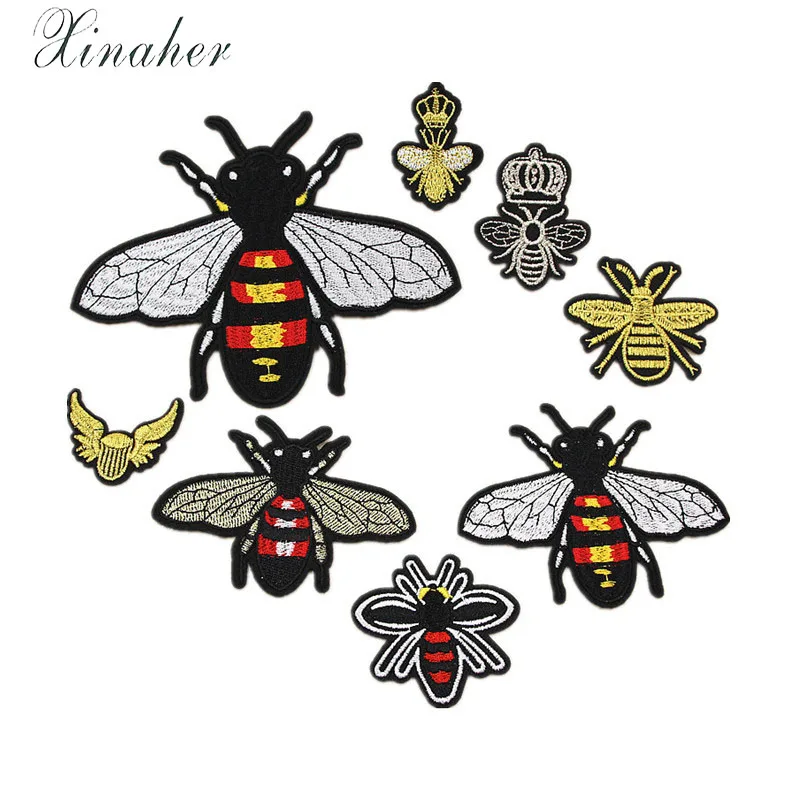 8pcs/lot bee Embroidery Applique Iron On Patch For bee Badge Paste Sewing hornet Stickers DIY Clothing decorate Accessories
8pcs/lot bee Embroidery Applique Iron On Patch For bee Badge Paste Sewing hornet Stickers DIY Clothing decorate Accessories