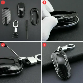 1pc Carbon Fiber Hard Car Key Cover Case Accessories For Tesla Model 3 Model S Strong Signal / Hard Housing / Dustproof
1pc Carbon Fiber Hard Car Key Cover Case Accessories For Tesla Model 3 Model S Strong Signal / Hard Housing / Dustproof