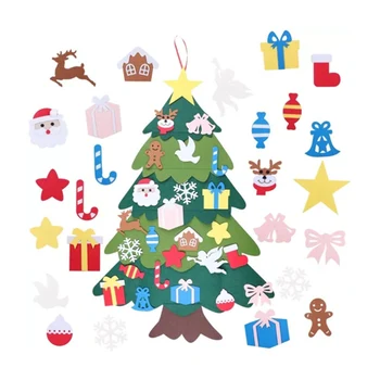 DIY Felt Christmas Tree Decoration Hook and Loop 3D Three-dimensional Christmas Tree Children @LS
DIY Felt Christmas Tree Decoration Hook and Loop 3D Three-dimensional Christmas Tree Children @LS