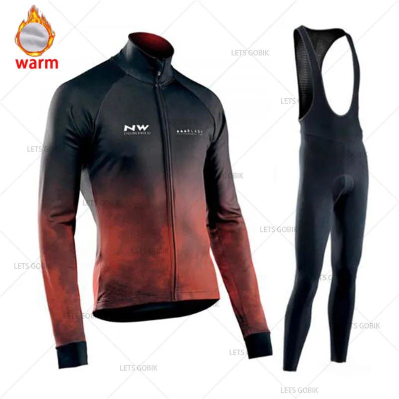 NW Winter Cycling Jersey Pro Team Ropa Ciclismo Hombre Fleece Cycling Set MTB Cycling Clothing Northwave Cycling Bib Pants Set
NW Winter Cycling Jersey Pro Team Ropa Ciclismo Hombre Fleece Cycling Set MTB Cycling Clothing Northwave Cycling Bib Pants Set