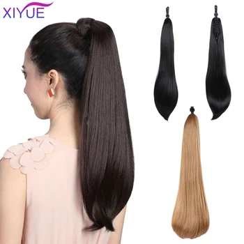 Hair Long Straight Claw On Hair Extensions Claw Pony Tail Synthetic Hairpiece Heat Resistant Ponytail Hair Straight Ponytail 
Hair Long Straight Claw On Hair Extensions Claw Pony Tail Synthetic Hairpiece Heat Resistant Ponytail Hair Straight Ponytail