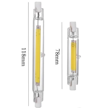Dimmable R7S LED Light 78mm 118mm COB Bulb 15W 30W 50W Ceramic R7S Glass Tube Ampoule Replacement Halogen Bombillas Spotlight
Dimmable R7S LED Light 78mm 118mm COB Bulb 15W 30W 50W Ceramic R7S Glass Tube Ampoule Replacement Halogen Bombillas Spotlight