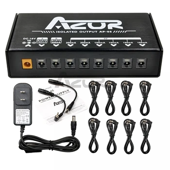 Azor AP-05 Multi DC Power Supply Isolated Output High Frequency 8 Output For Power With 18V 1A Adapter and Cable Good Quality
Azor AP-05 Multi DC Power Supply Isolated Output High Frequency 8 Output For Power With 18V 1A Adapter and Cable Good Quality