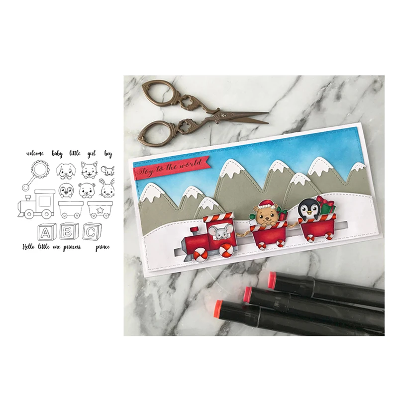 JC Clear Rubber Stamp Animal Train Winter Silicone Seals Scrapbook Sheet Paper Model Card Make Craft New Stamp 2020 Decoration
JC Clear Rubber Stamp Animal Train Winter Silicone Seals Scrapbook Sheet Paper Model Card Make Craft New Stamp 2020 Decoration