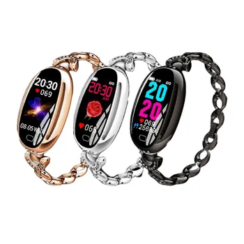 E68 Lady Smart Watch Waterproof Women Smart Bracelet Sport Fitness Tracker Heart Rate Blood Pressure Female Smart Wristband 
E68 Lady Smart Watch Waterproof Women Smart Bracelet Sport Fitness Tracker Heart Rate Blood Pressure Female Smart Wristband