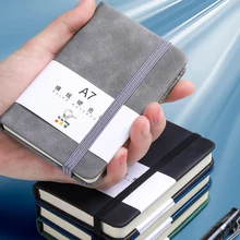 A6 A7 Leather Notebook Portable Notepad Mini Pocket Travel Daily Planner Agenda Organizer Notebook Sketchbook School Stationery
A6 A7 Leather Notebook Portable Notepad Mini Pocket Travel Daily Planner Agenda Organizer Notebook Sketchbook School Stationery