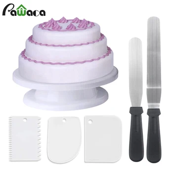 Cake Plate Rotating Cake Stand Decorating Turntable with 2 Pcs Palette Knife Set,Home Cake Turntable Cake Decorating Table Set
Cake Plate Rotating Cake Stand Decorating Turntable with 2 Pcs Palette Knife Set,Home Cake Turntable Cake Decorating Table Set
