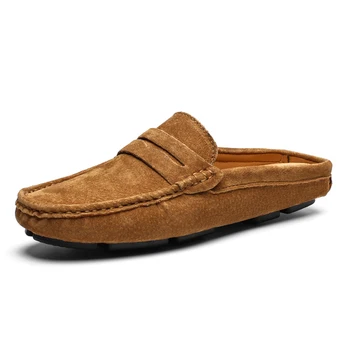 LSYSAG Shoes Men Soft Moccasins Men Loafers Breathable Casual Shoes Half Drag Boat Shoes Outdoor Walking Shoes Big Size 38-46
LSYSAG Shoes Men Soft Moccasins Men Loafers Breathable Casual Shoes Half Drag Boat Shoes Outdoor Walking Shoes Big Size 38-46
