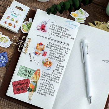 46pcs/box New Good To Eat Mini paper sticker Diary Scrapbooking Decorative DIY Stickers Stationery
46pcs/box New Good To Eat Mini paper sticker Diary Scrapbooking Decorative DIY Stickers Stationery