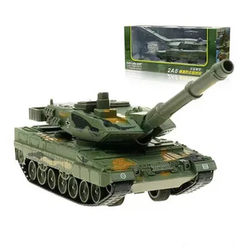 

KAIDIWEI Military Model Alloy Model German Leopard 2A6 Model 1/40 Modern German Leopard Revolution Main Battle Tank Bullet Sound