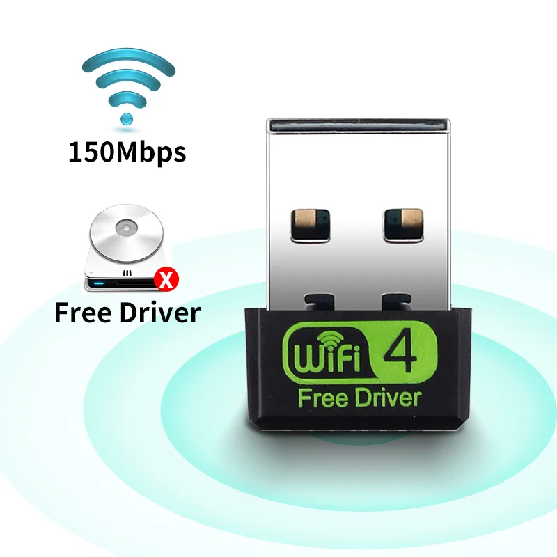 Мини-адаптер Wi-Fi 150 Мбит/с USB | Компьютеры и офис