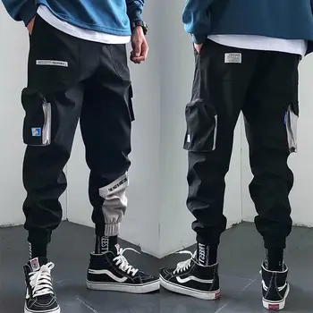 2020 new hip-hop jogger men's black harem overalls multi-pocket ribbon men's sports pants streetwear casual men's casual pants
2020 new hip-hop jogger men's black harem overalls multi-pocket ribbon men's sports pants streetwear casual men's casual pants