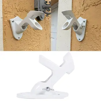 1set Wall Mount 2 Angle Flag Pole Holder Mounting Flagpole Base Bracket Alloy Flag Aluminium Multipurpose Windsock White L0E5
1set Wall Mount 2 Angle Flag Pole Holder Mounting Flagpole Base Bracket Alloy Flag Aluminium Multipurpose Windsock White L0E5