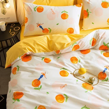 Wind Northern European-Style Cotton Cotton Four-Piece Bedding Set Dormitory Bed Sheet Three-Piece Set
Wind Northern European-Style Cotton Cotton Four-Piece Bedding Set Dormitory Bed Sheet Three-Piece Set