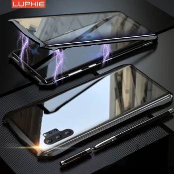 Magnetic Adsorption Phone Case for Samsung Galaxy Note 10 Plus + Cover 360 Magnetic case Cover Metal Case Coque
Magnetic Adsorption Phone Case for Samsung Galaxy Note 10 Plus + Cover 360 Magnetic case Cover Metal Case Coque