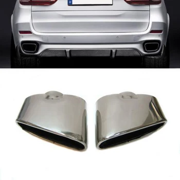 Car Chrome Exhaust Pipe Muffler Tip Stainless Steel Exhaust Muffler Tail Throat Fits For BMW X5 E70 2000-2009
Car Chrome Exhaust Pipe Muffler Tip Stainless Steel Exhaust Muffler Tail Throat Fits For BMW X5 E70 2000-2009