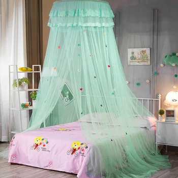 Bedding Cartoon Sleeping Bedroom Round Dome Anti-mosquito Mesh Lace Bed Net Canopy Hanging Sweet Summer Heightened Kids
Bedding Cartoon Sleeping Bedroom Round Dome Anti-mosquito Mesh Lace Bed Net Canopy Hanging Sweet Summer Heightened Kids