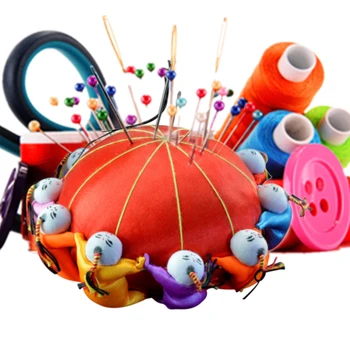 10cm With 10 Dolls Sewing Bedroom Sawdust Chinese Style Needle Pin Cushion Storage Holder DIY Handcraft Tool Round Base 
10cm With 10 Dolls Sewing Bedroom Sawdust Chinese Style Needle Pin Cushion Storage Holder DIY Handcraft Tool Round Base