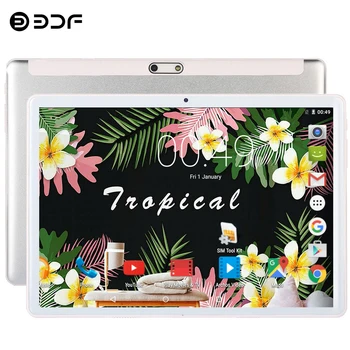

BDF 10 Inch Android 7.0 Tablet Pc Dual SIM Card 3G Phone Call Tablet Quad Core 1GB/32GB WiFi Bluetooth 5.0MP Android Tablet 10.1