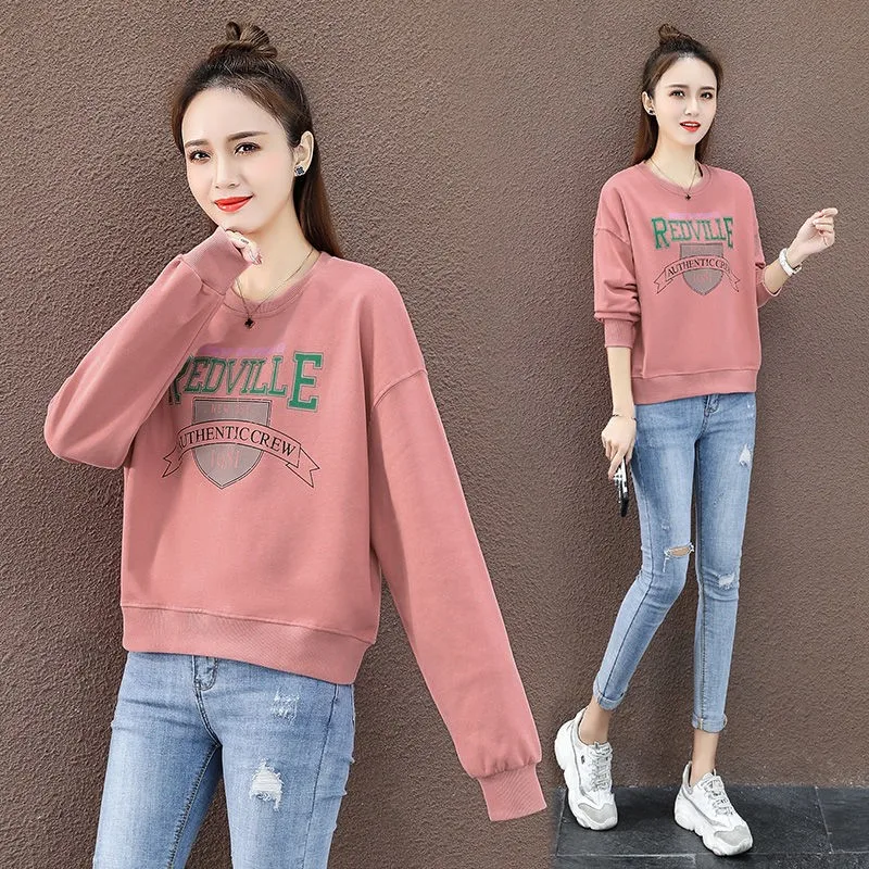 NEW Casual Letter Print Oversized Sweatshirt Women Tops Long Sleeve Pink Vogue autumn Pullover Female Harajuku Loose Hoodie
NEW Casual Letter Print Oversized Sweatshirt Women Tops Long Sleeve Pink Vogue autumn Pullover Female Harajuku Loose Hoodie