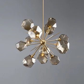 Personality Branch Type Glass Arts A Chandelier Continuous System Light Luxurious A Living Room Restaurant Bedroom Study Lamp
Personality Branch Type Glass Arts A Chandelier Continuous System Light Luxurious A Living Room Restaurant Bedroom Study Lamp