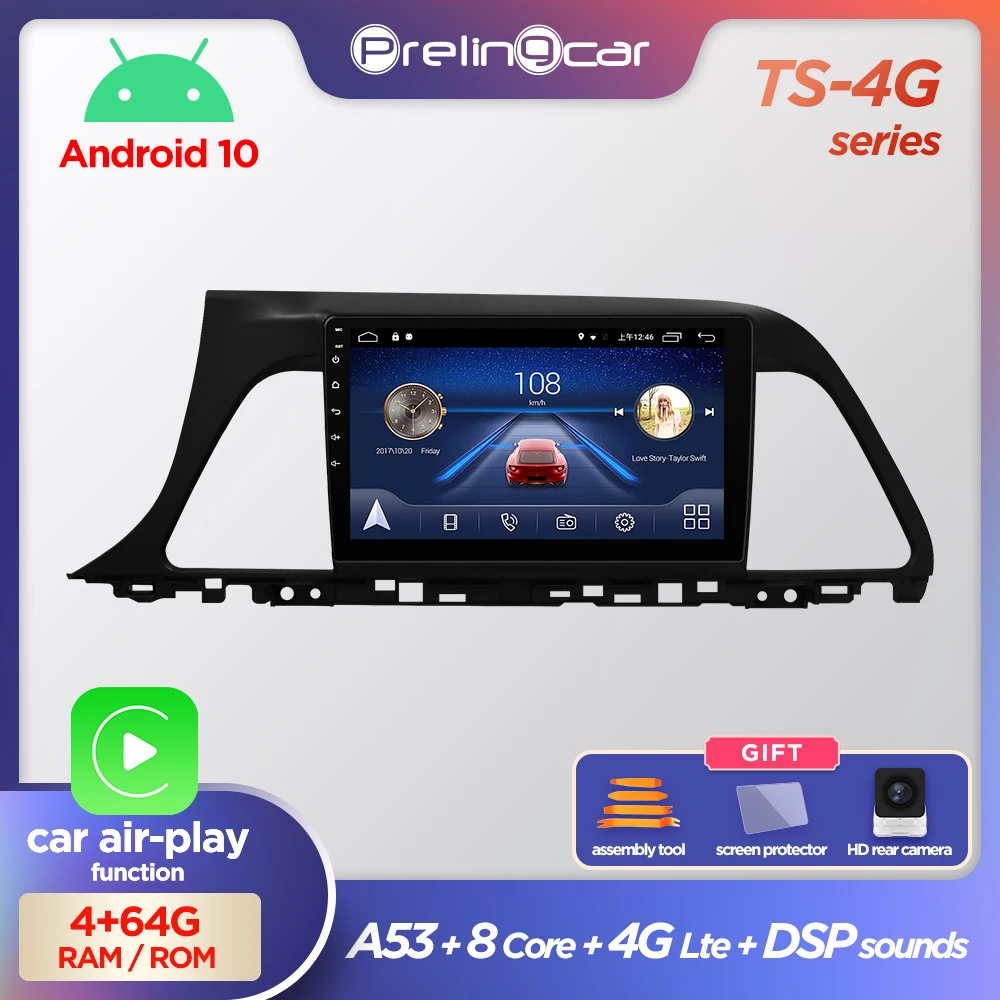 Автомагнитола Prelingcar 2 Din Android 2014 без DVD мультимедийный видеоплеер GPS навигация для