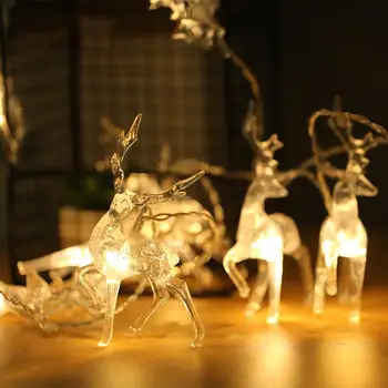 Battery Box IP65 LED String Lights Lamp String Beautiful Christmas Deer Festival Birthday Creative Home Decoration Celebration
Battery Box IP65 LED String Lights Lamp String Beautiful Christmas Deer Festival Birthday Creative Home Decoration Celebration