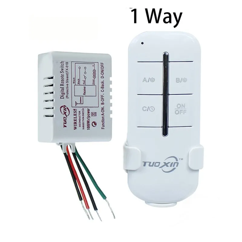 Wireless Remote Control Switch ON/OFF 220V Lamp Light Digital Wireless Wall Remote Switch Receiver Transmitter For LED Lamp #
Wireless Remote Control Switch ON/OFF 220V Lamp Light Digital Wireless Wall Remote Switch Receiver Transmitter For LED Lamp #