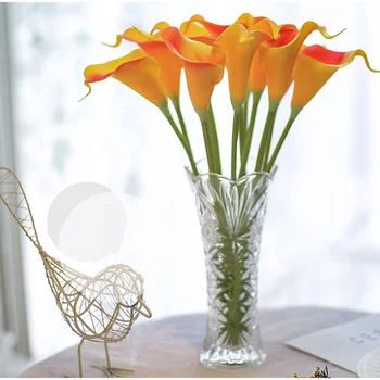 Big size 10Pc Artificial Flowers PU Calla Lily Flores Bouquets Wedding Decoration Fake Flowers Home Decoration Artificial Plants
Big size 10Pc Artificial Flowers PU Calla Lily Flores Bouquets Wedding Decoration Fake Flowers Home Decoration Artificial Plants
